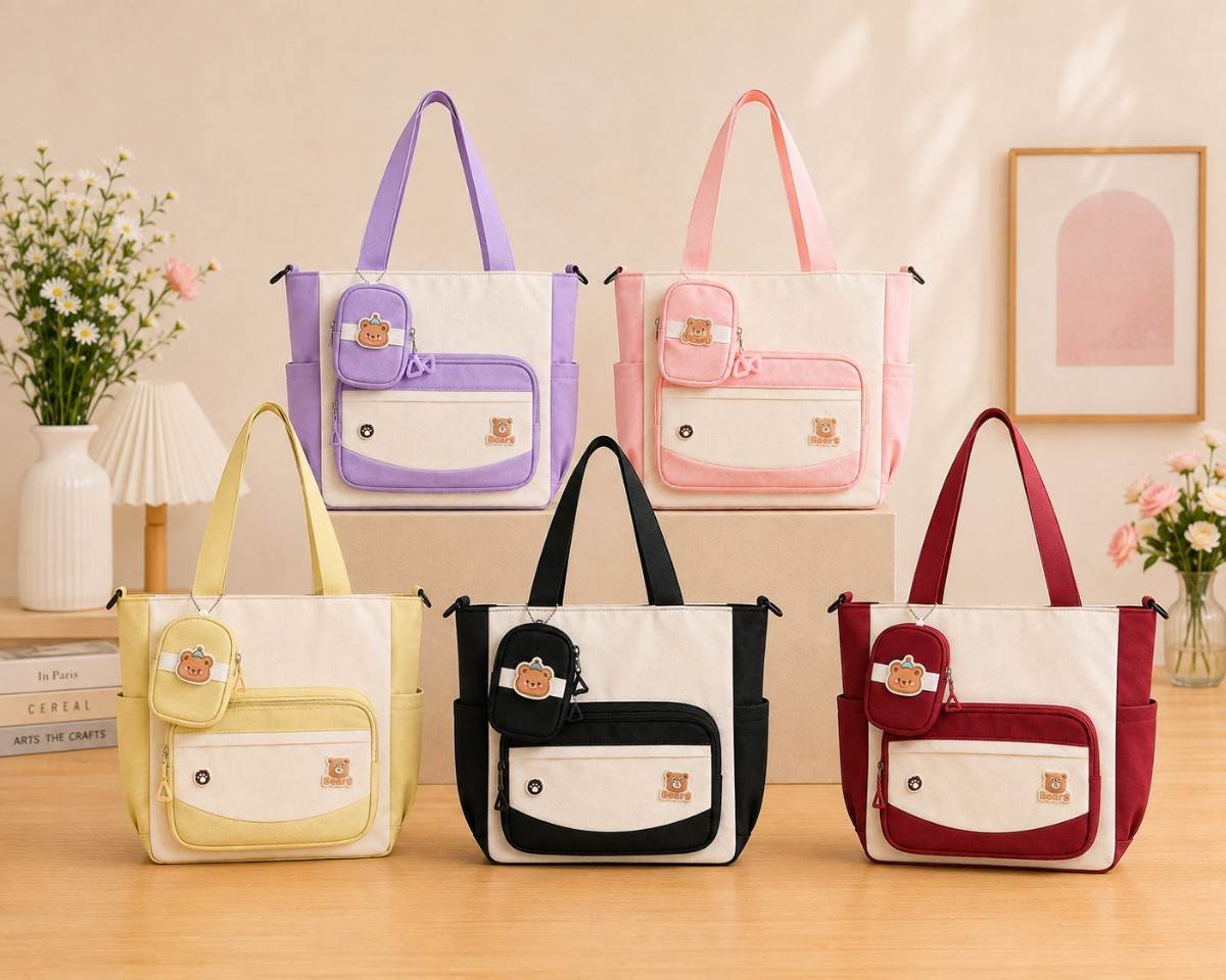 Premium Imported Korean Bags-12 (Pack Of 5)