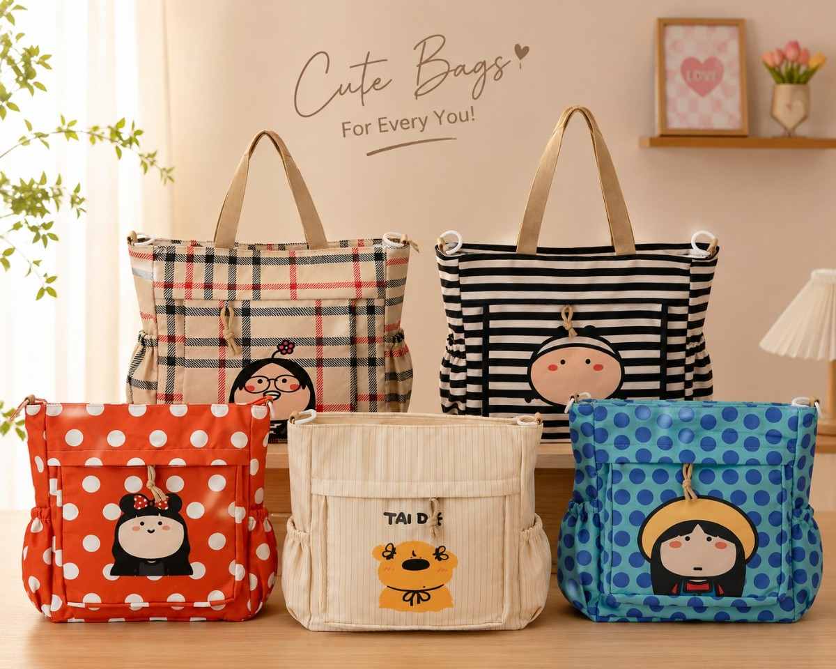 Premium Imported Korean Bags-01 (Pack Of 5)