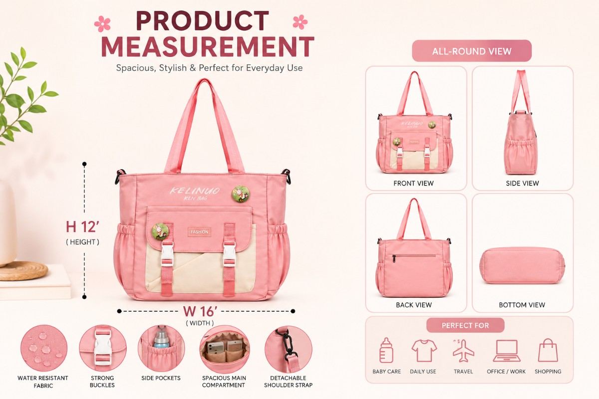 Premium Imported Korean Bags-09 (Pack Of 5) thumbnail 5