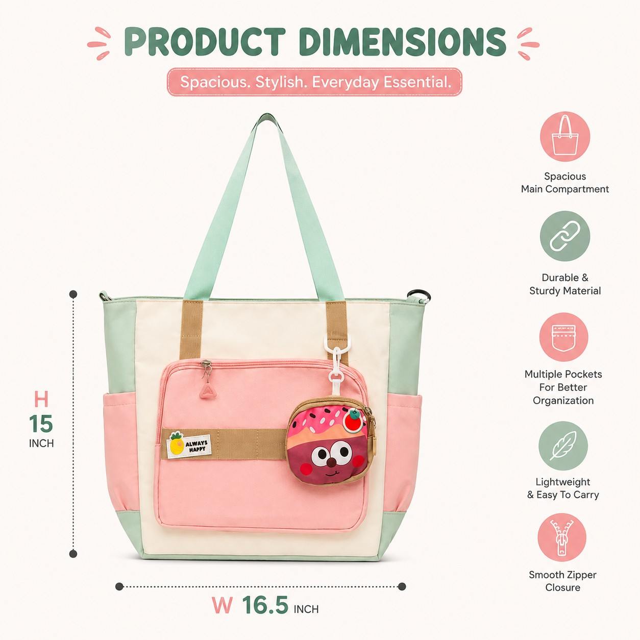 Premium Imported Korean Bags-18 (Pack Of 5) thumbnail 8