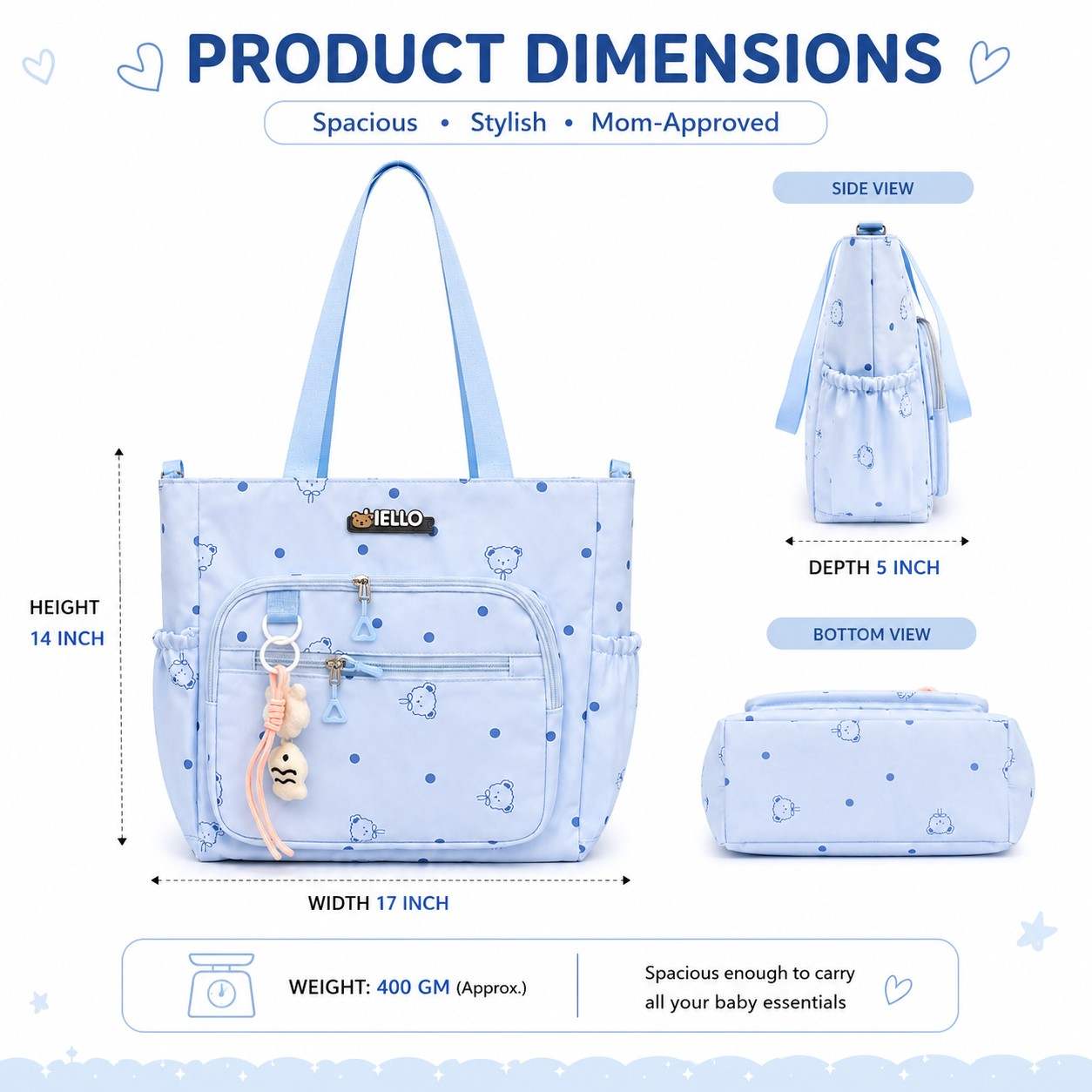 Premium Imported Korean Bags-11 (Pack Of 5) thumbnail 5