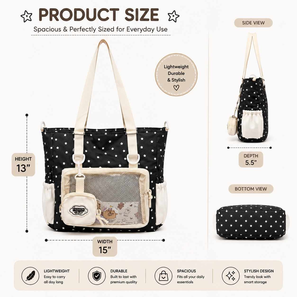 Premium Imported Korean Bags-02 (Pack Of 5) thumbnail 7