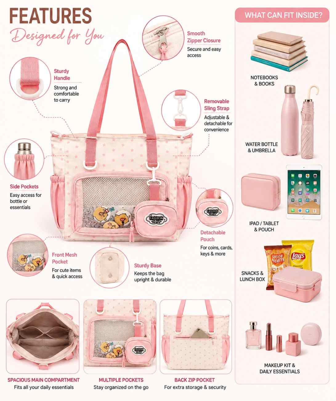 Premium Imported Korean Bags-02 (Pack Of 5) thumbnail 9
