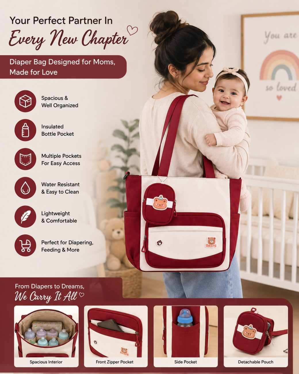 Premium Imported Korean Bags-12 (Pack Of 5) thumbnail 3