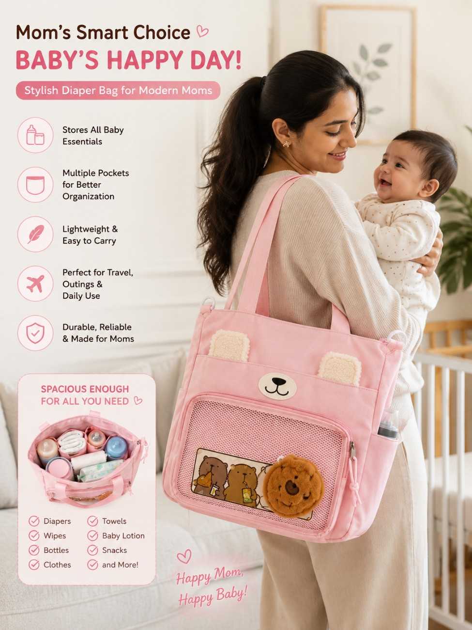 Premium Imported Korean Bags-13 (Pack Of 5) thumbnail 2