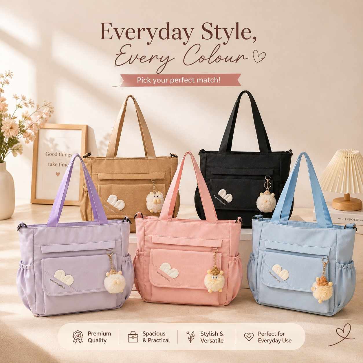 Imported Premium Korean Bags-05 (Pack Of 5)