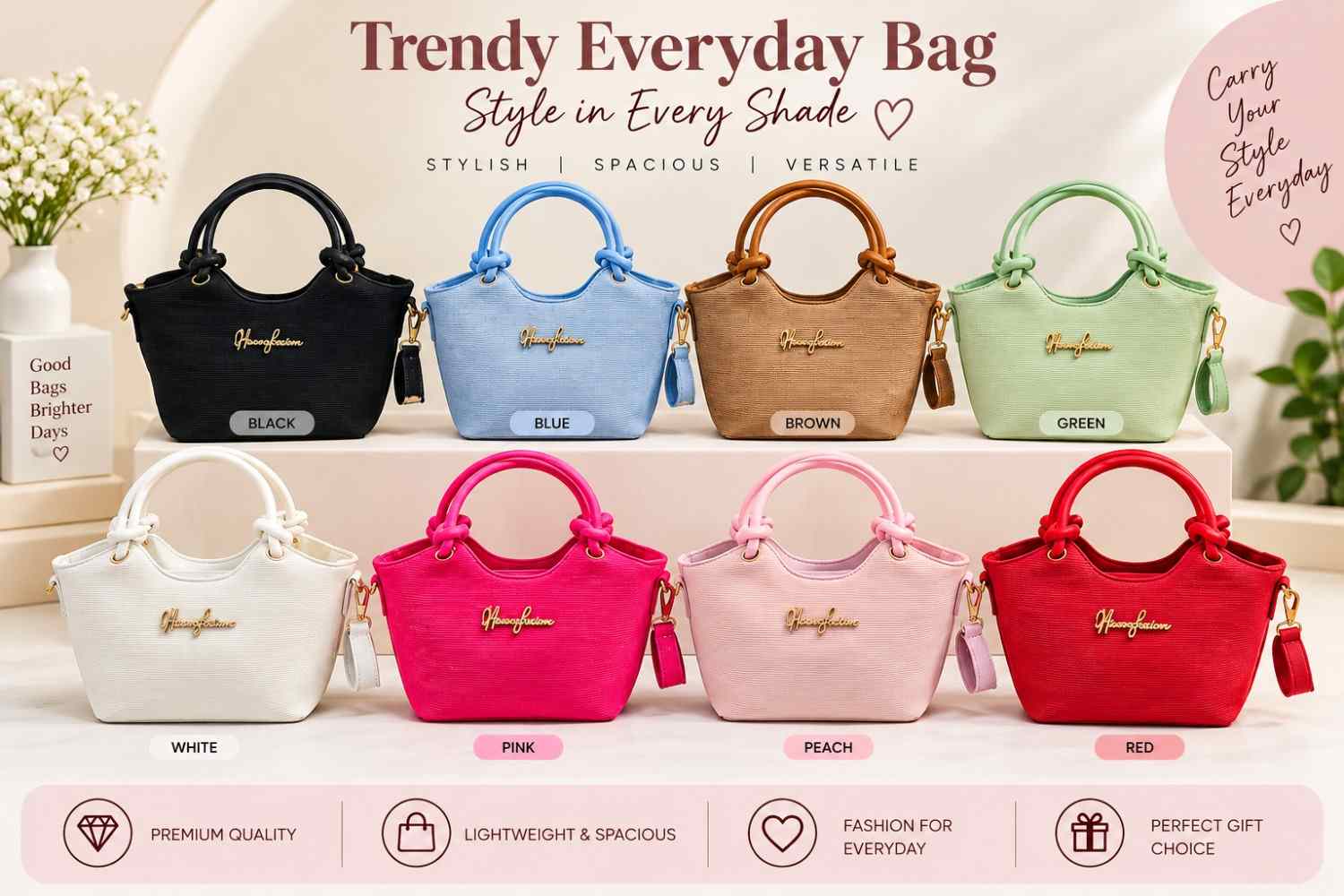 Hand Bags-14 (Pack Of 9)